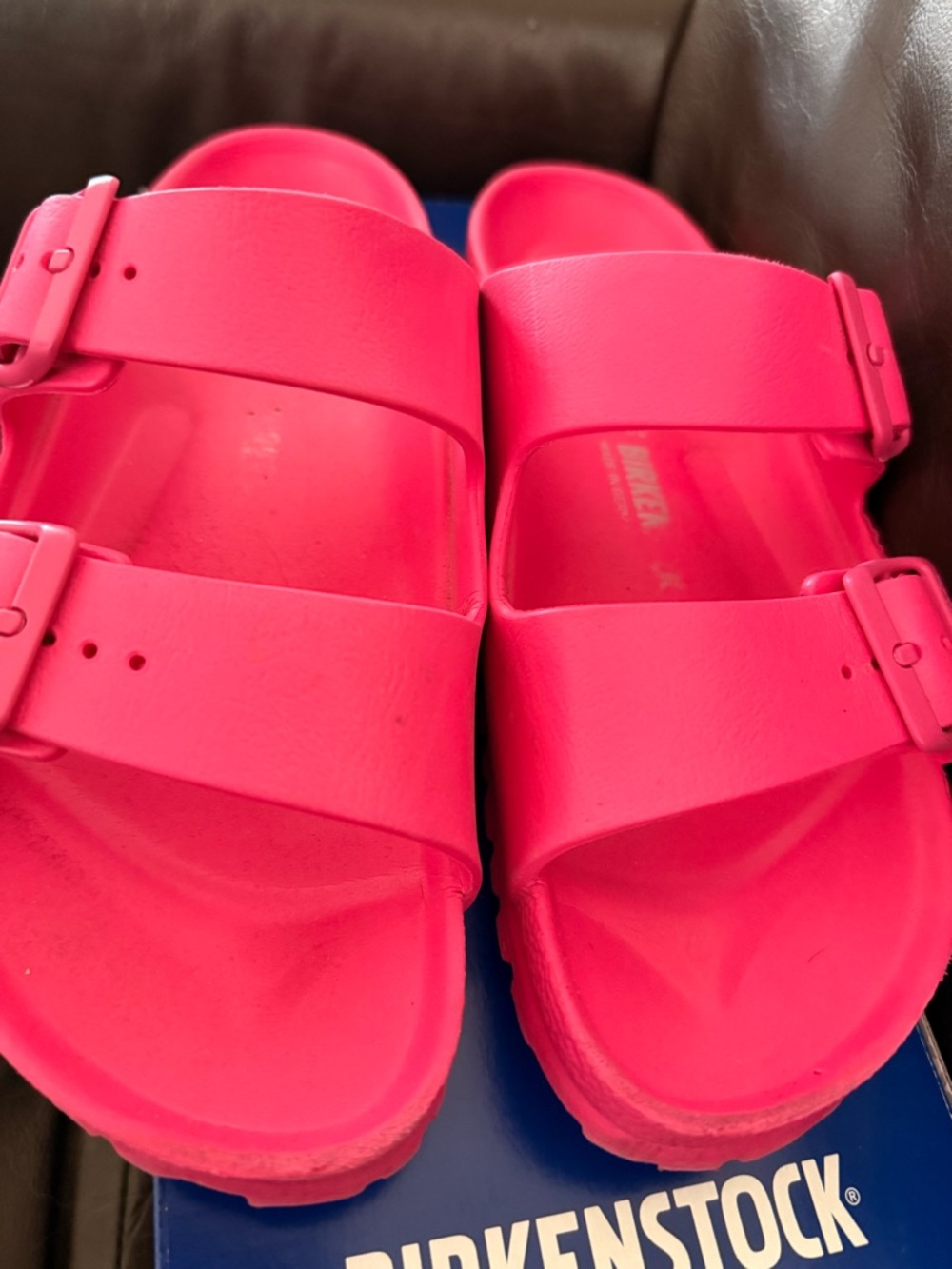 Birkenstock Arizona EVA Sandals - Hot Pink - Picture 2 of 4